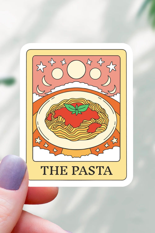 "The Pasta" Tarot Sticker image 0