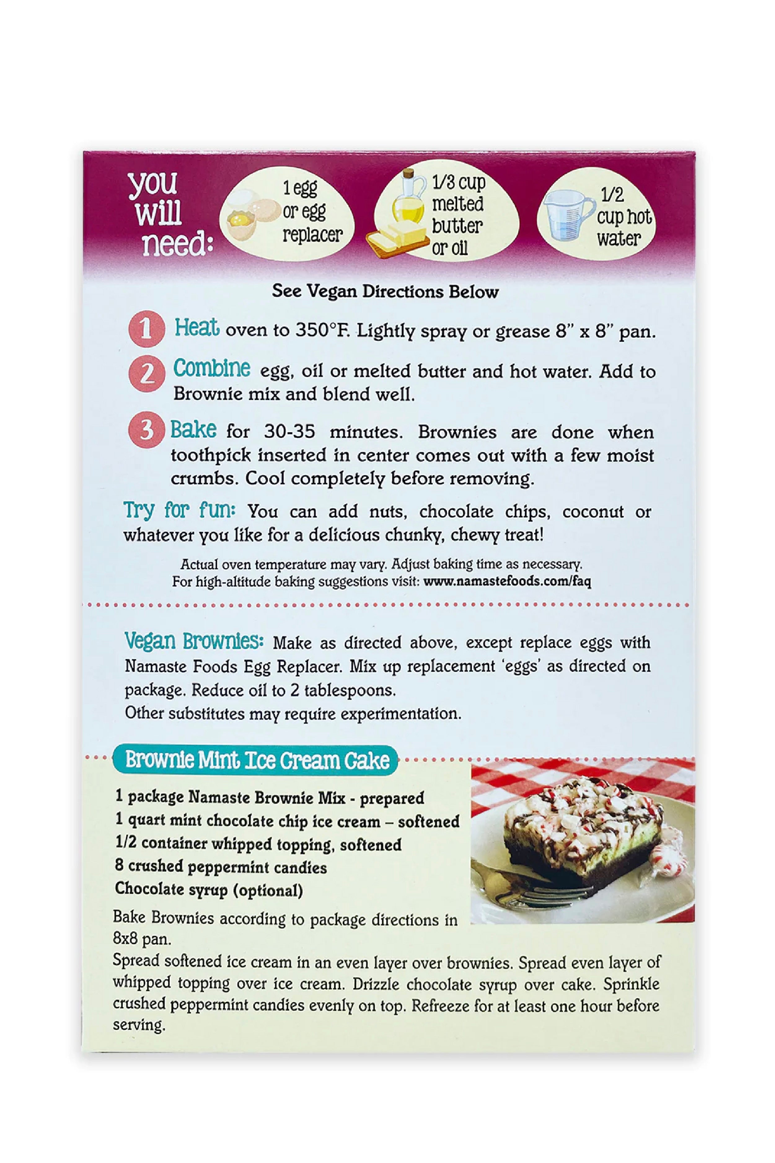 Namaste Brownie Mix image 1