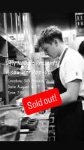 Summer Tasting Menu Pop Up