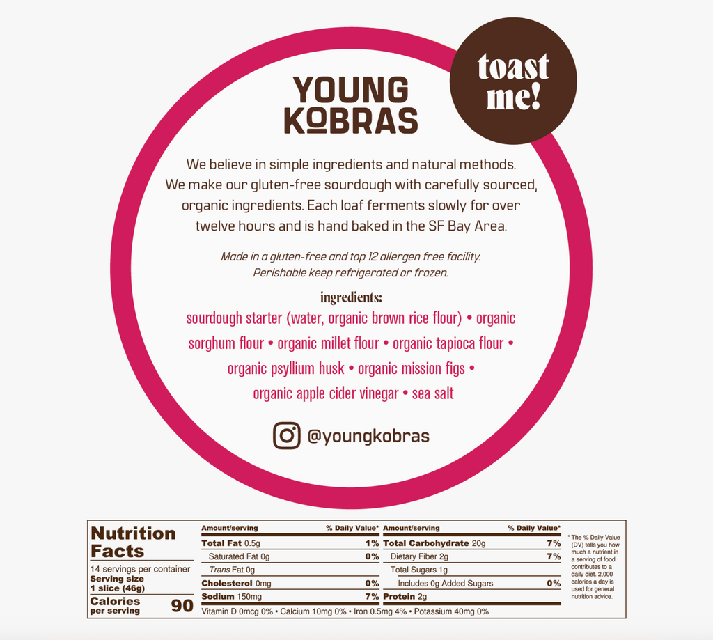 Young Kobras Mission Fig Sourdough