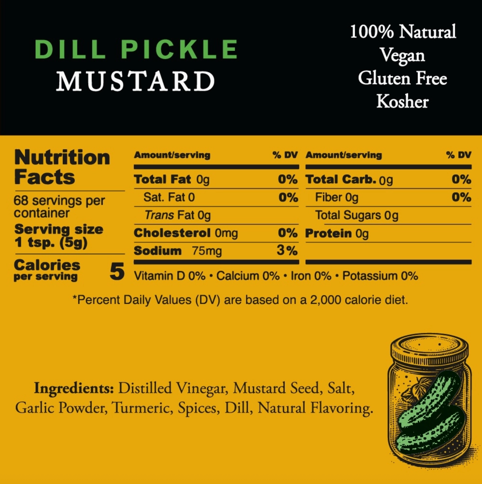 Pilsudski Dill Pickle Mustard