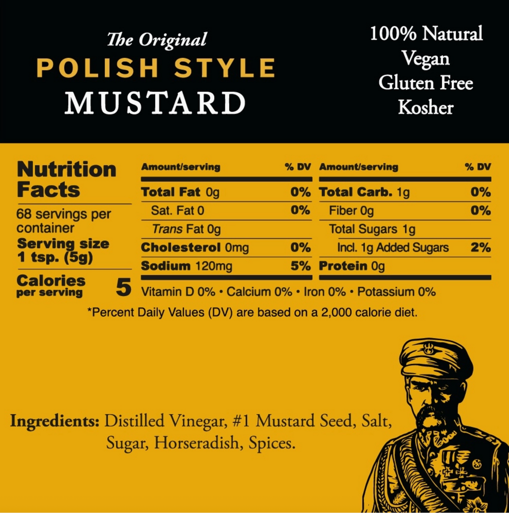 Polish Style Mustard with Horseradish