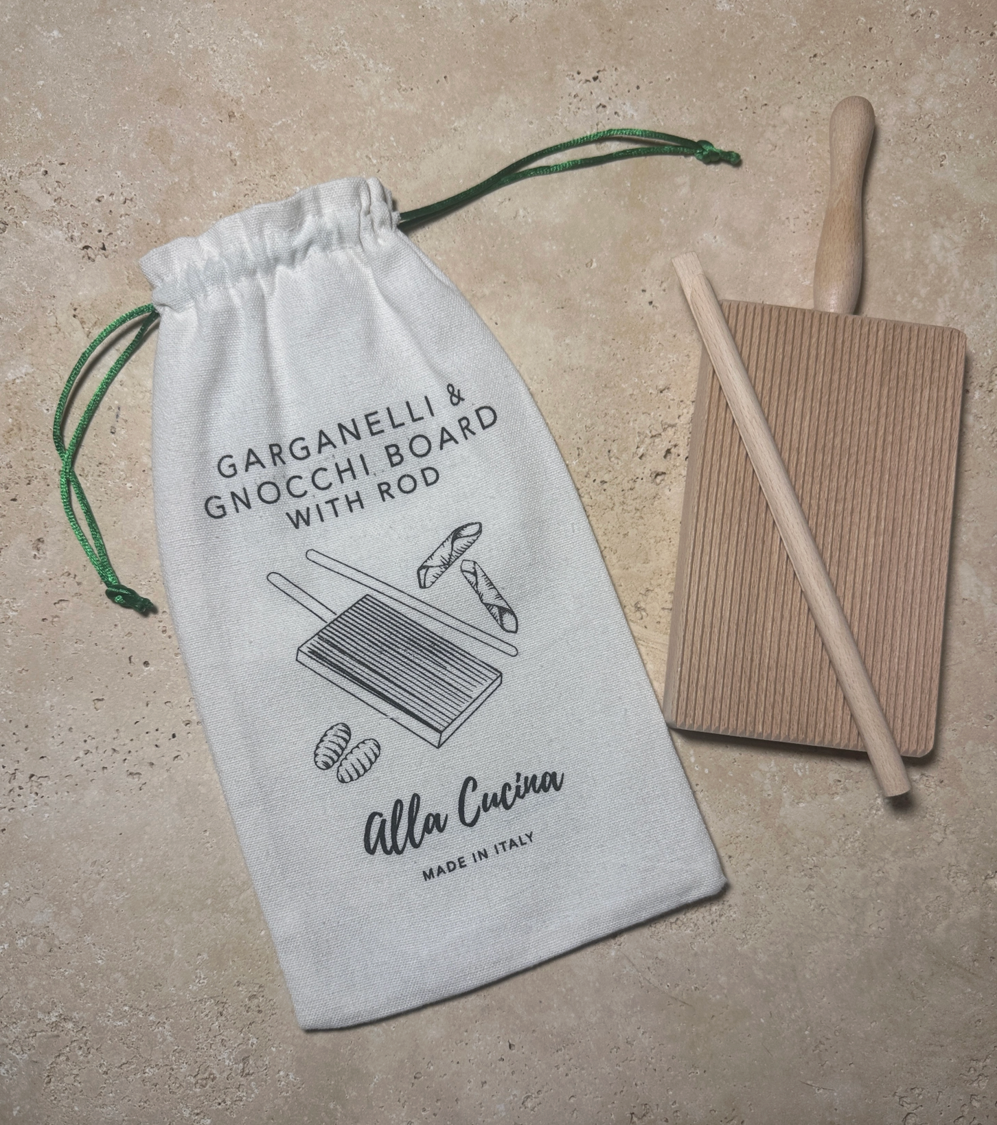Garganelli & Gnocchi Board With Rod