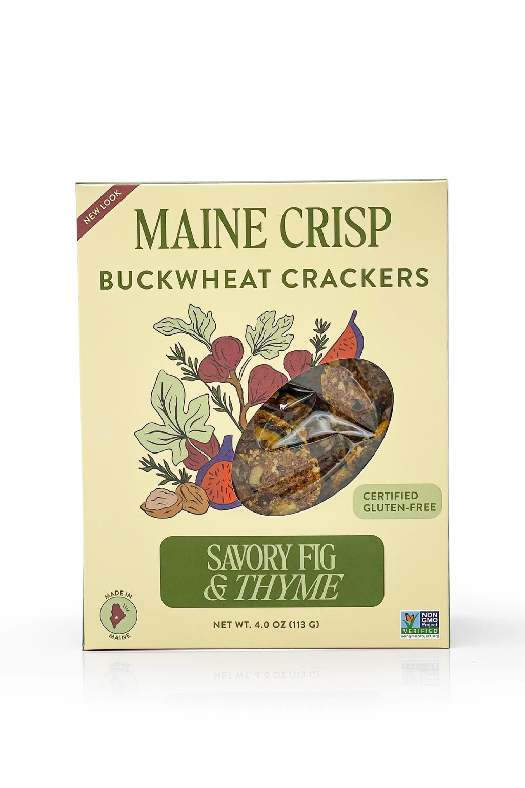 Maine Crisp Savory Fig & Thyme Crackers image 0