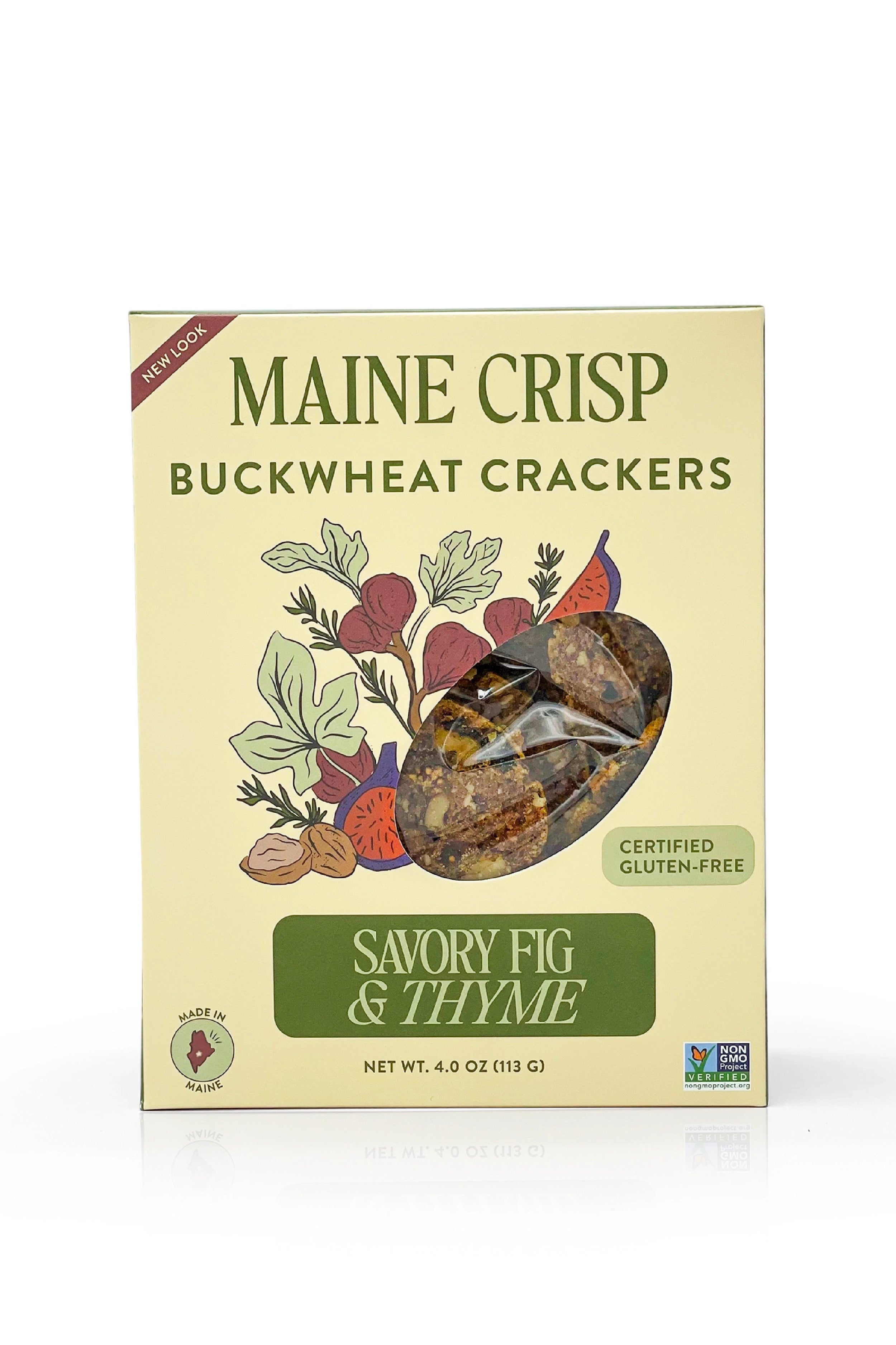 Maine Crisp Savory Fig & Thyme Crackers image 0