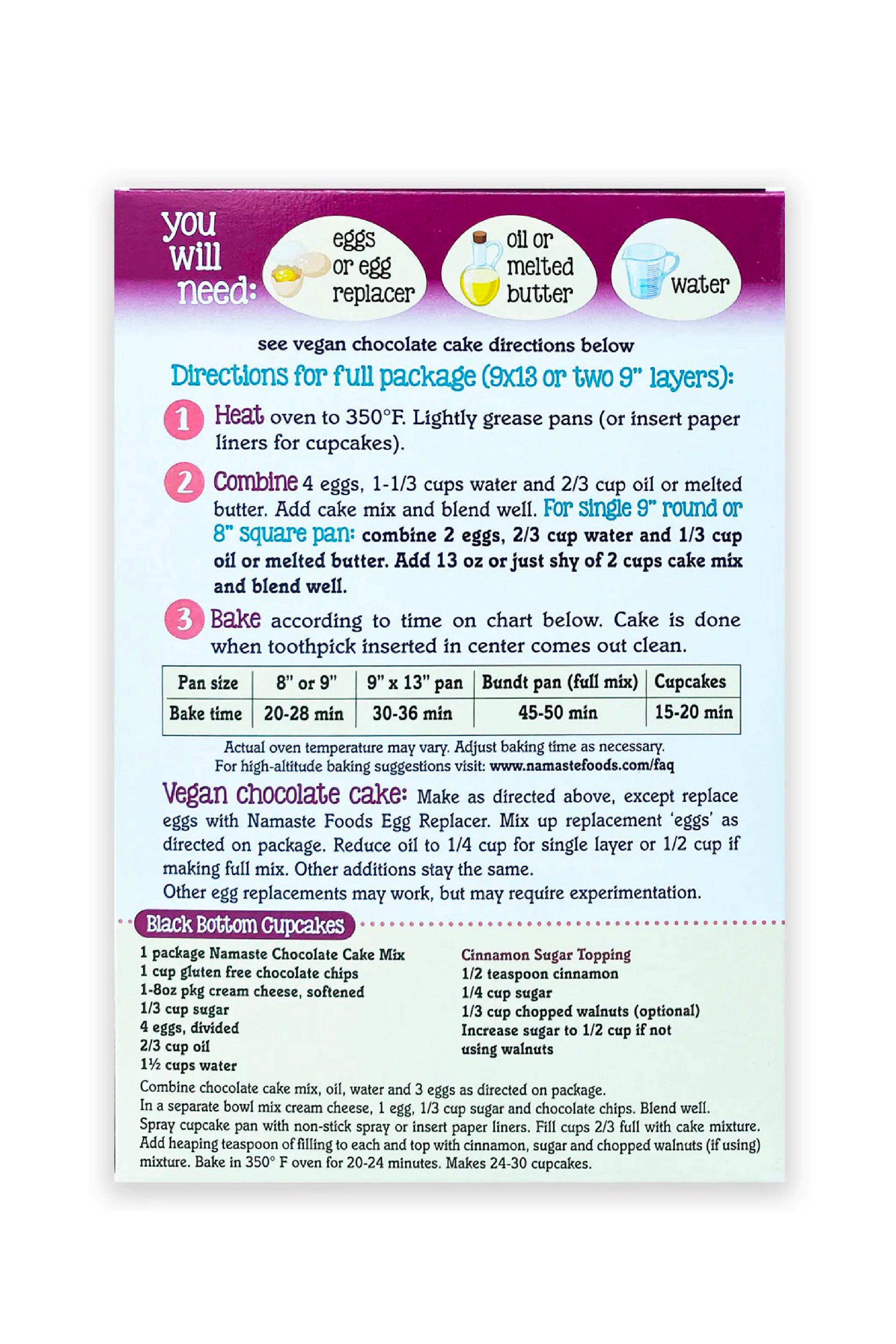 Namaste Chocolate Cake Mix image 1